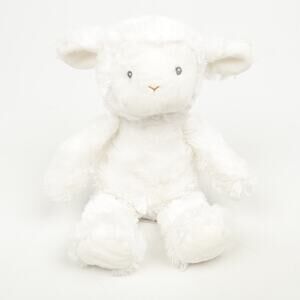 2018 Carter's Lamb Sheep 11'' Plush 67594 White Embroidered Eyes Nose